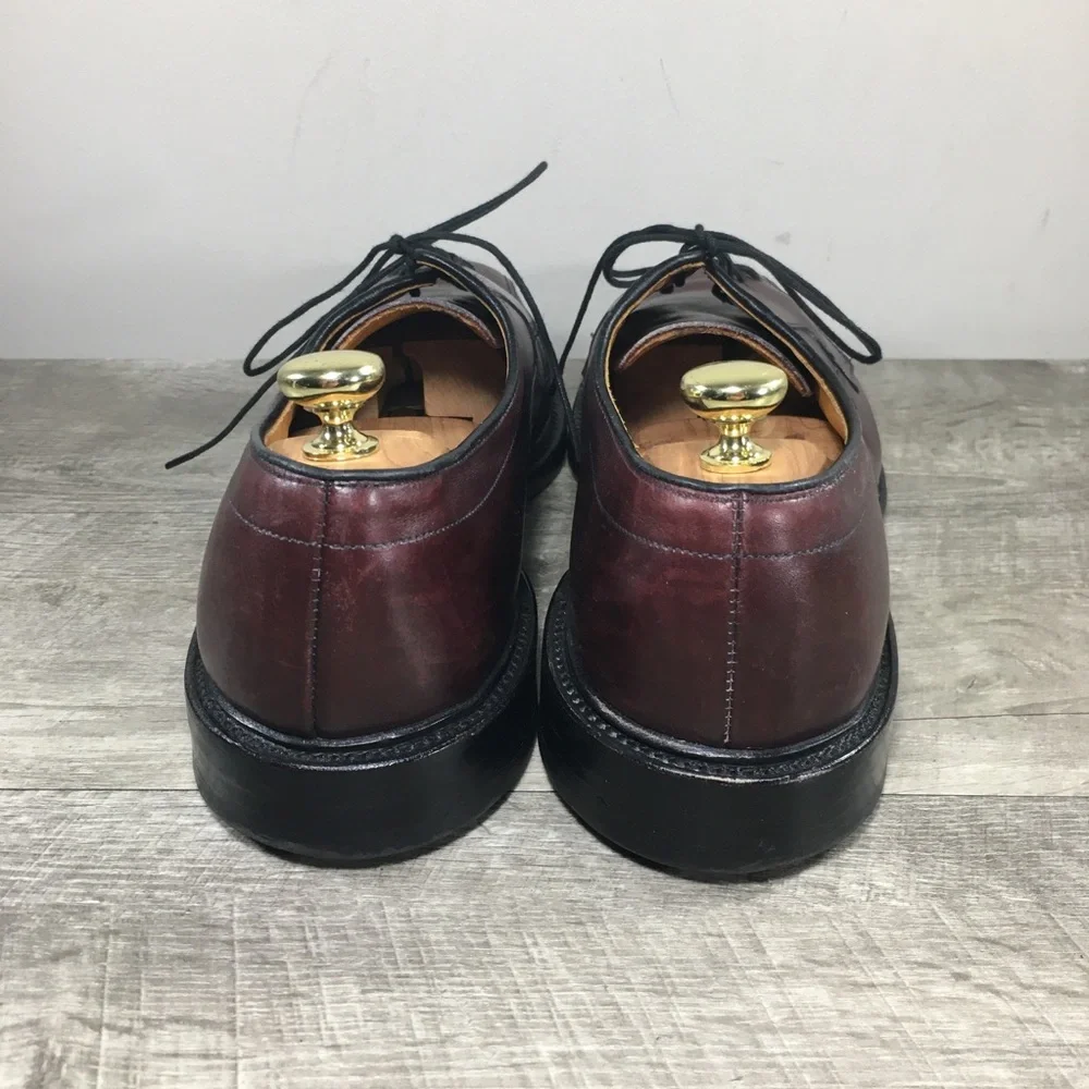 Allen Edmonds Hillcrest Men’s Leather Blucher Bicycle Toe Oxfords Derby Shoes 12